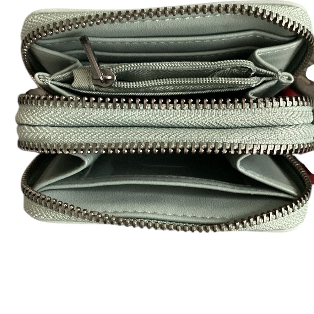 Mini Universal Thread Mint Green Wallet - image 4